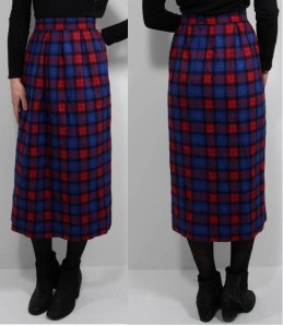"Vintage" Pendleton Wool Skirt